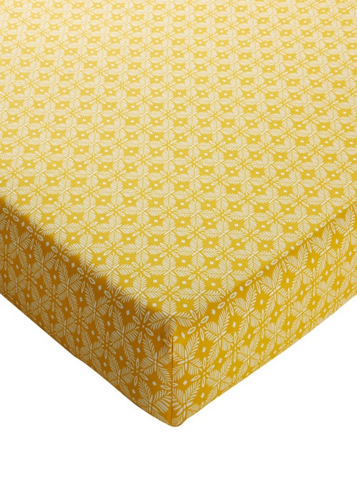 Becquet - Drap-housse LEMON BIRD en coton - Kiabi