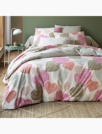 Becquet - Drap-housse LOVERS en coton