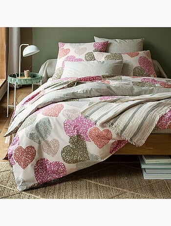 Becquet - Drap-housse LOVERS en coton