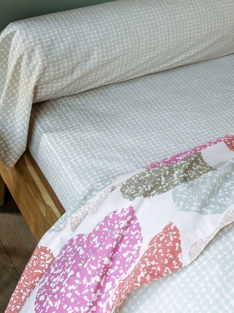 Becquet - Drap-housse LOVERS en coton Multicolore - Kiabi
