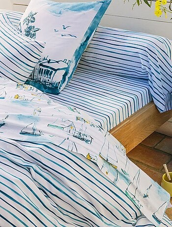 Becquet - Drap-housse MOUSSAILLON en coton