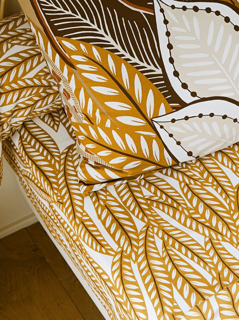 Becquet - Drap-housse NATURE FERTILE en coton Beige - Kiabi