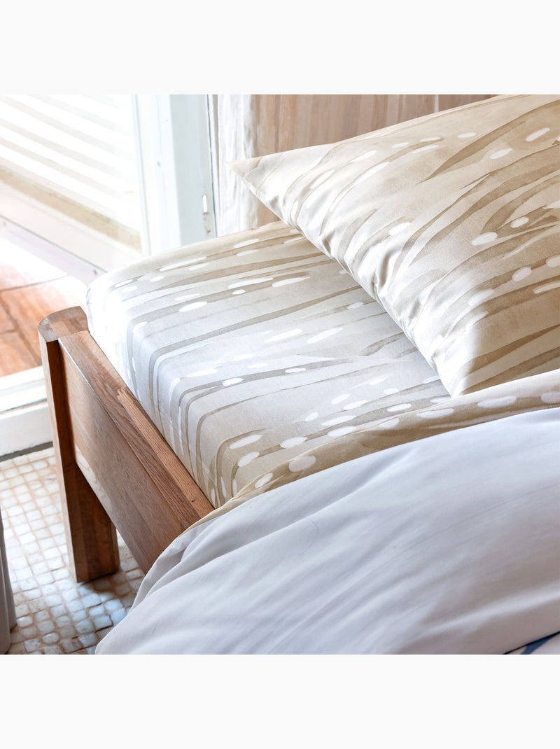 Becquet - Drap-housse PACIFIQUE en coton Bleu - Kiabi