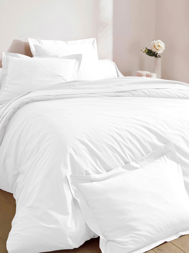 Becquet - Drap-housse PERCALE 2015 en coton Blanc - Kiabi