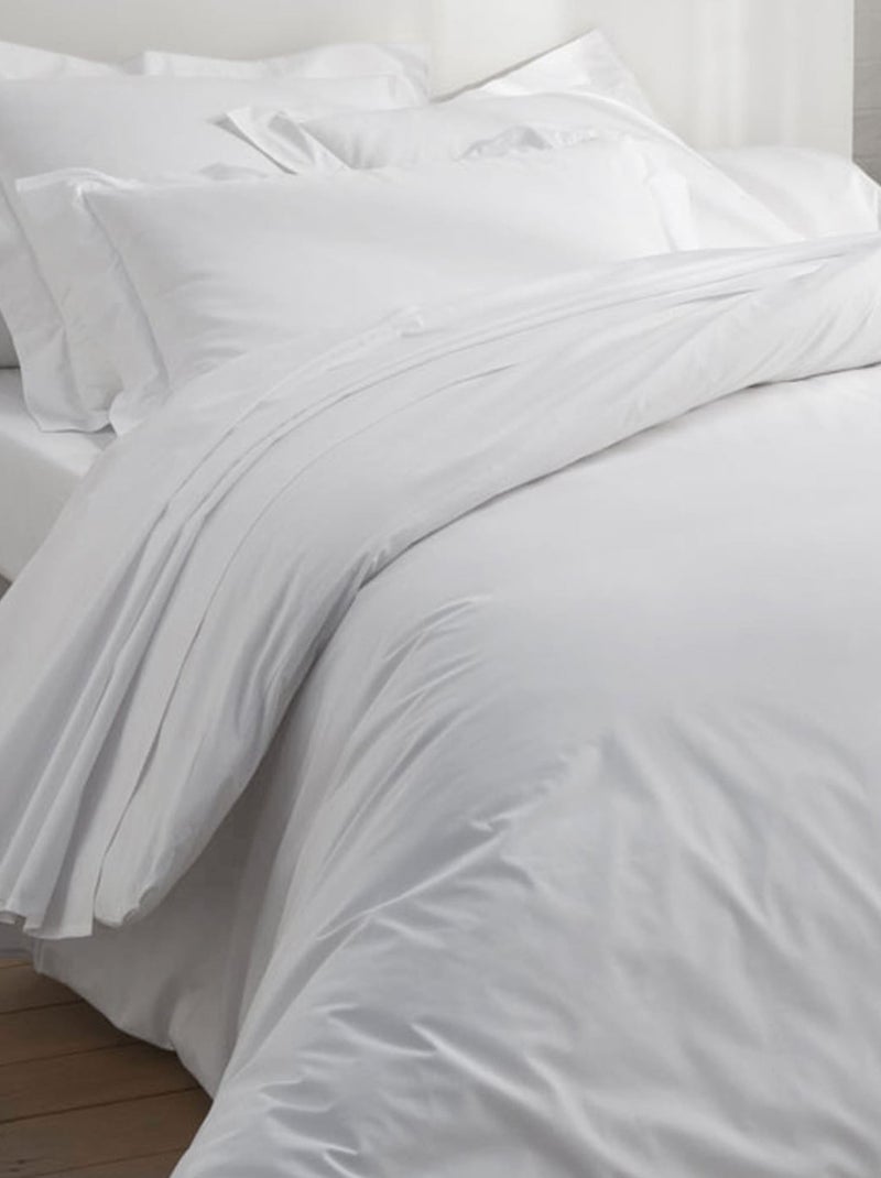 Becquet - Drap-housse PERCALE 2015 en coton Blanc - Kiabi