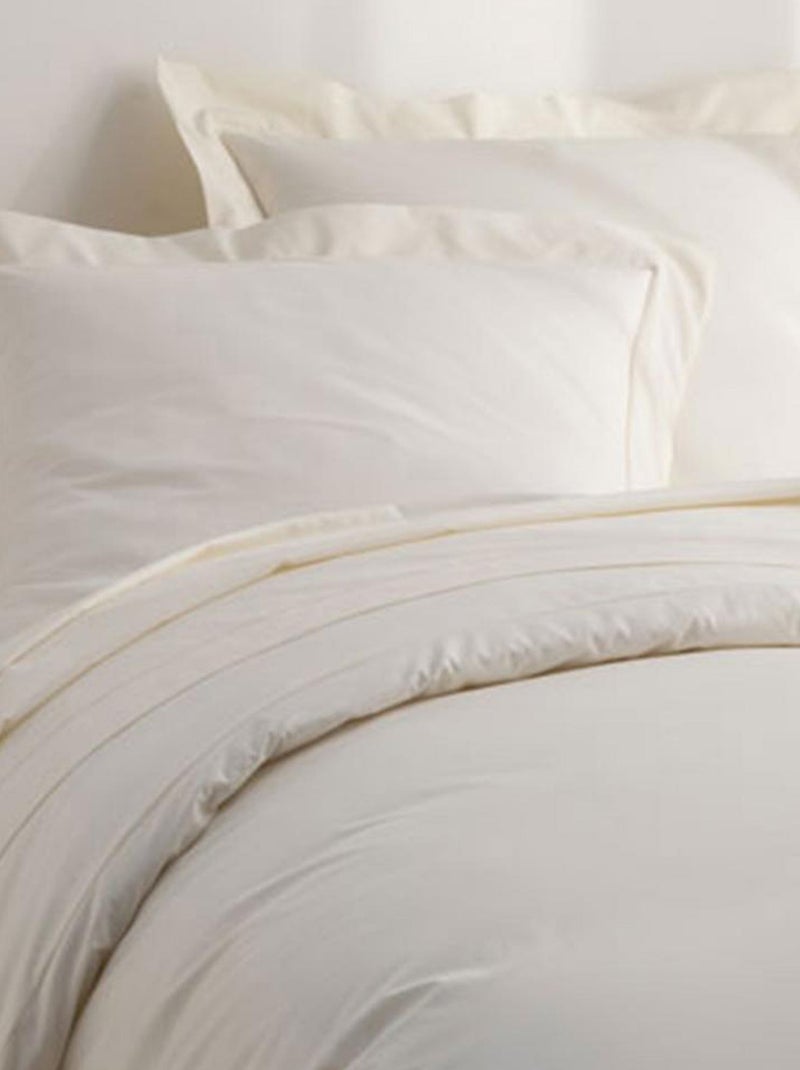 Becquet - Drap-housse PERCALE 2015 en coton Ivoire - Kiabi