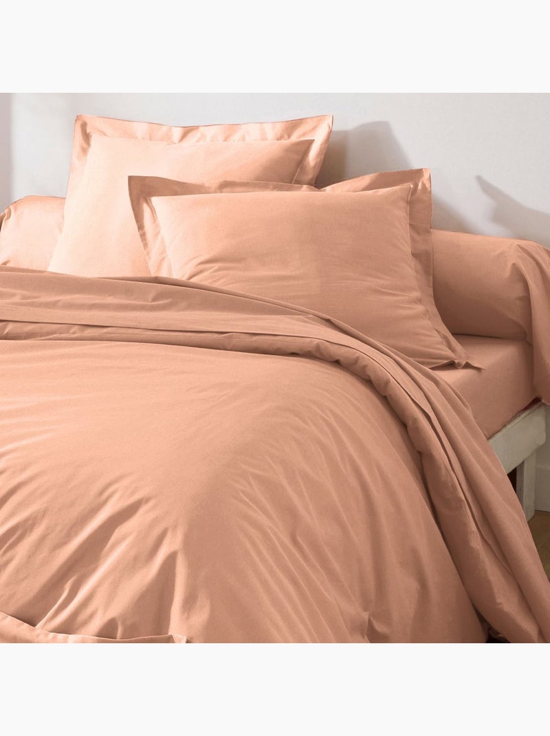 Becquet - Drap-housse PERCALE 2015 en coton Rose clair - Kiabi