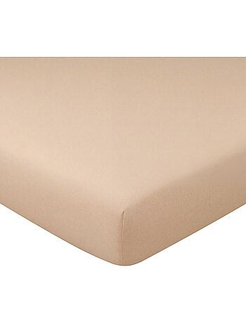 Becquet - drap-housse percale lavee ondulee en coton