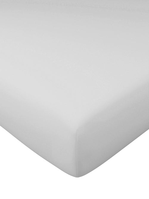 Becquet - Drap-housse SATIN RAYE/UNI en coton - Kiabi Becquet - Drap-housse SATIN RAYE/UNI en coton - Kiabi