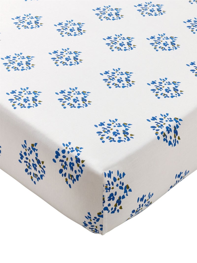 Becquet - Drap-housse TANIA en coton Bleu - Kiabi