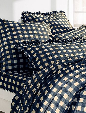 Becquet - Drap-housse VICHY en coton