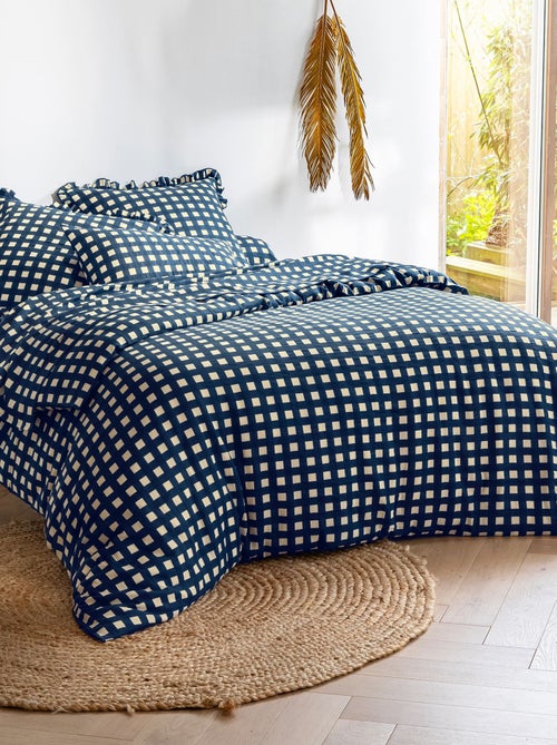Becquet - Drap-housse VICHY en coton - Kiabi