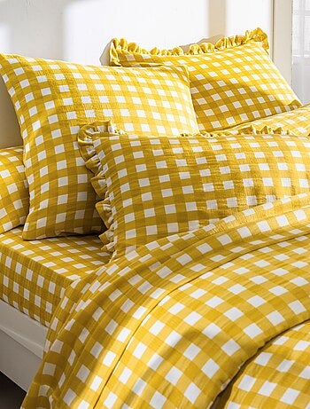 Becquet - Drap-housse VICHY en coton