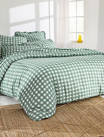 Becquet - Drap-housse VICHY en coton