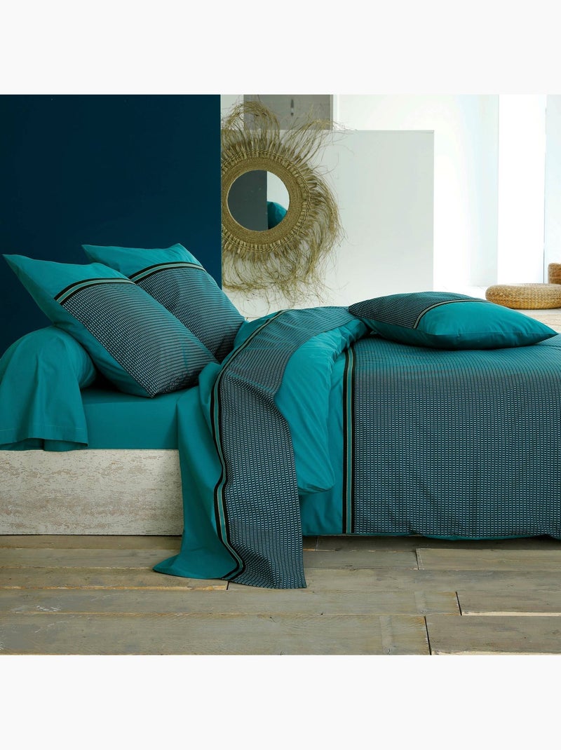 Becquet - Drap-housse VIVIEN en coton Vert émeraude - Kiabi