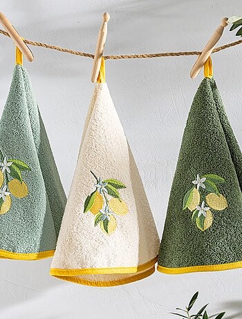 Becquet - Essuie-mains CITRONIA en coton