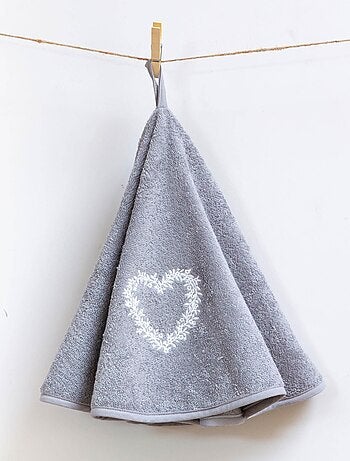 Becquet - essuie-mains edelweiss en coton