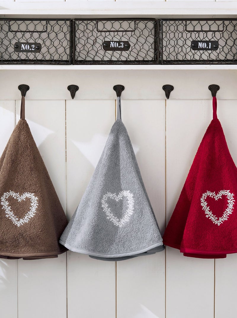 Becquet - Essuie-mains EDELWEISS en coton Marron cappuccino - Kiabi