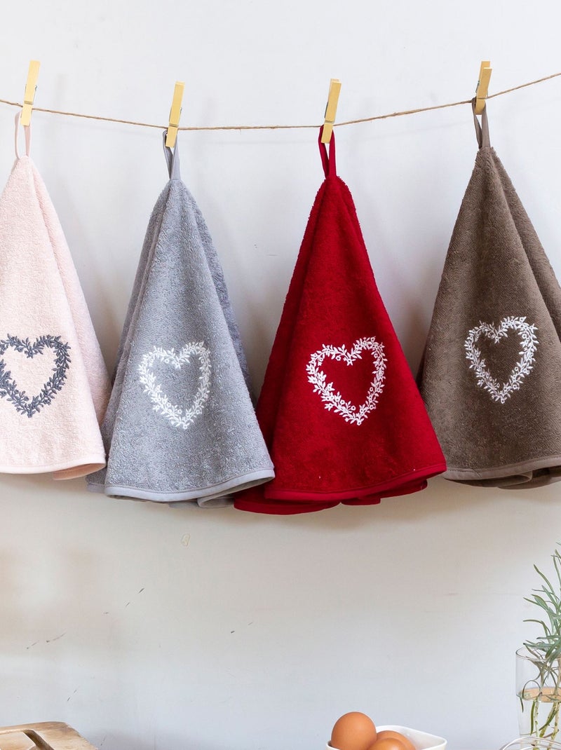 Becquet - Essuie-mains EDELWEISS en coton Marron cappuccino - Kiabi