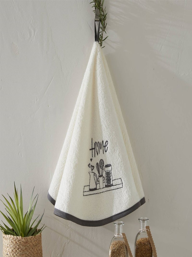 Becquet - Essuie-mains HOMY en coton Blanc cassé - Kiabi