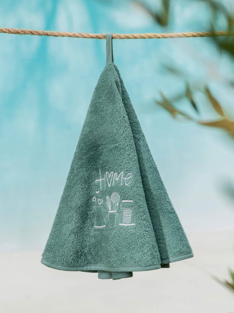 Becquet - Essuie-mains HOMY en coton Vert - Kiabi