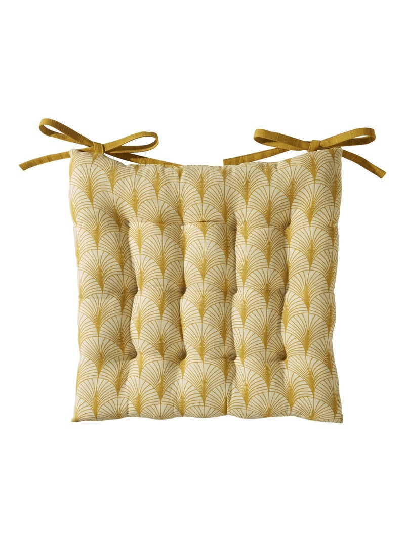 Becquet - Galette ARTY en coton Jaune moutarde - Kiabi