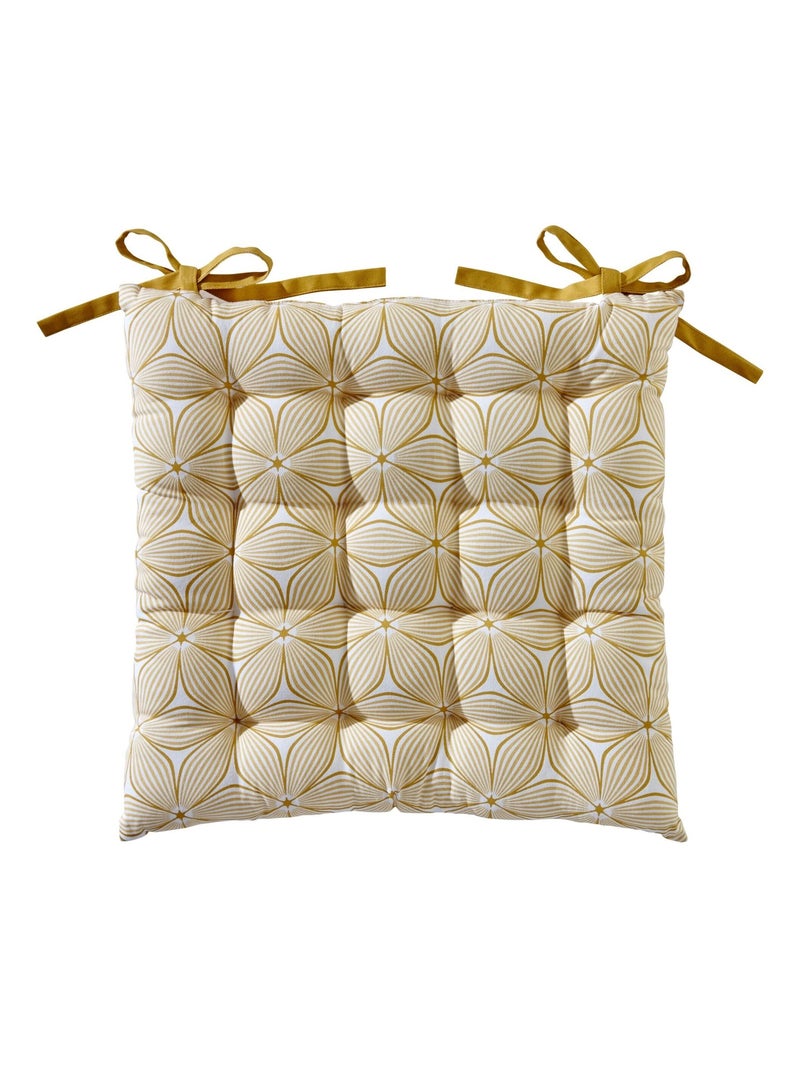 Becquet - Galette GIENS en coton Jaune moutarde - Kiabi
