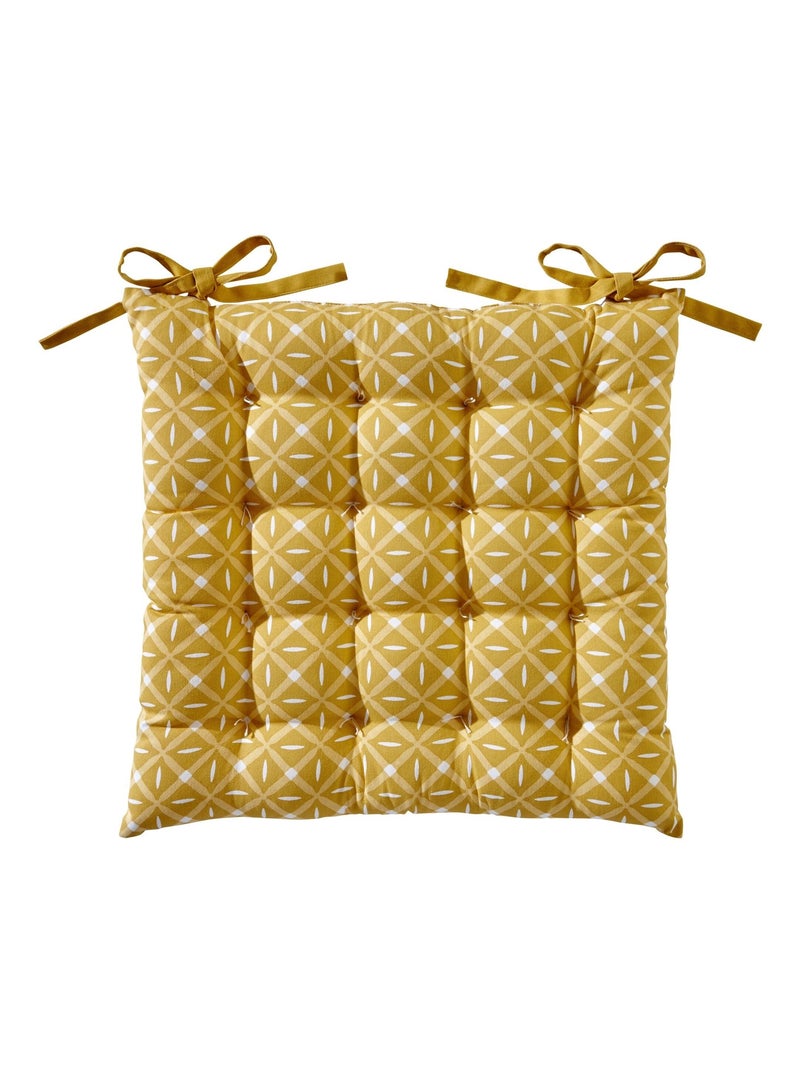Becquet - Galette GIENS en coton Jaune moutarde - Kiabi