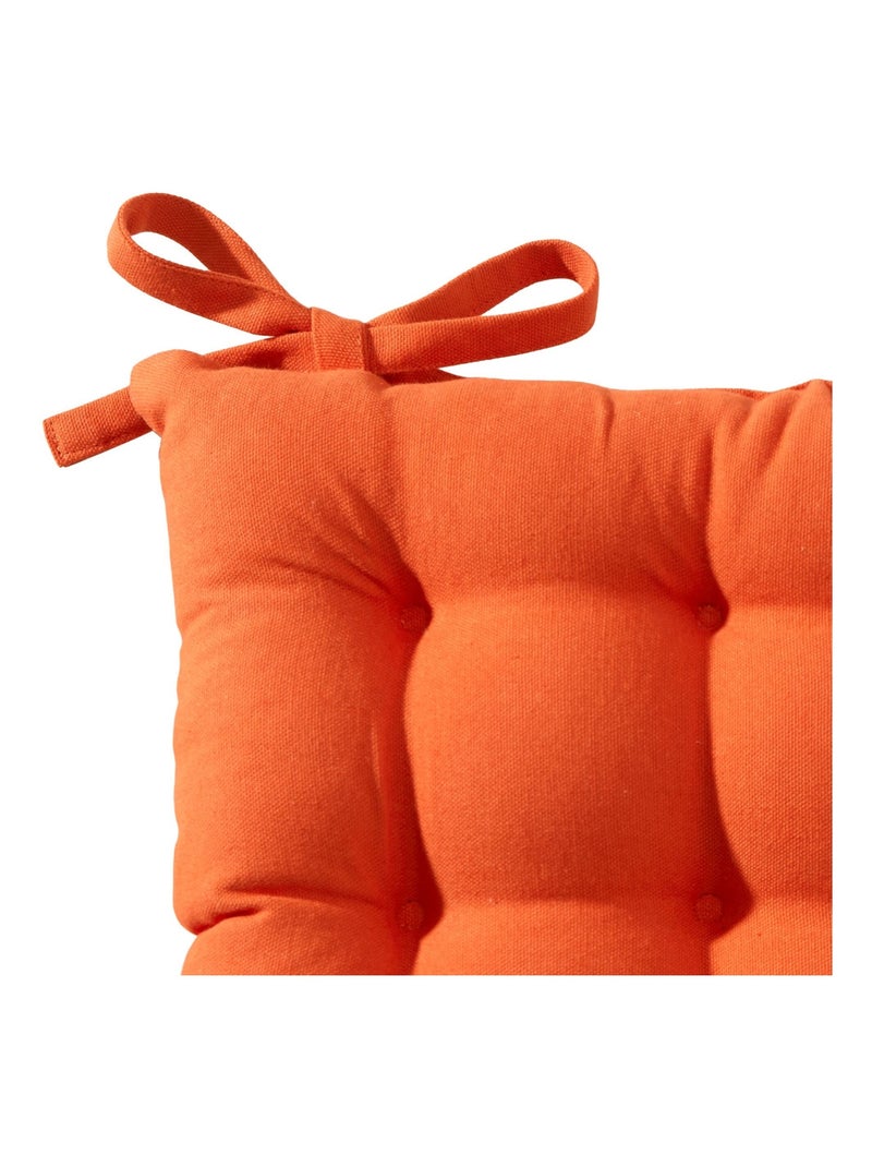 Becquet - Galette SEIZE en coton Orange mandarine - Kiabi