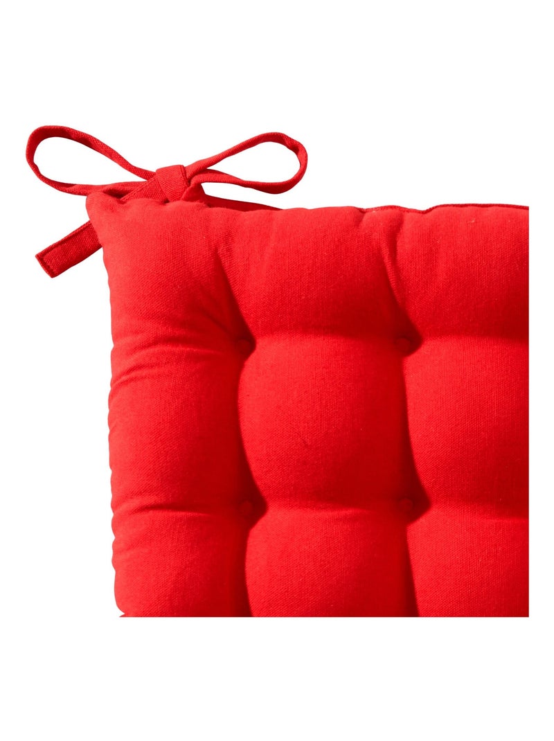 Becquet - Galette SEIZE en coton Rouge cerise - Kiabi