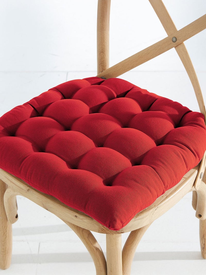 Becquet - Galette SEIZE en coton Rouge cerise - Kiabi