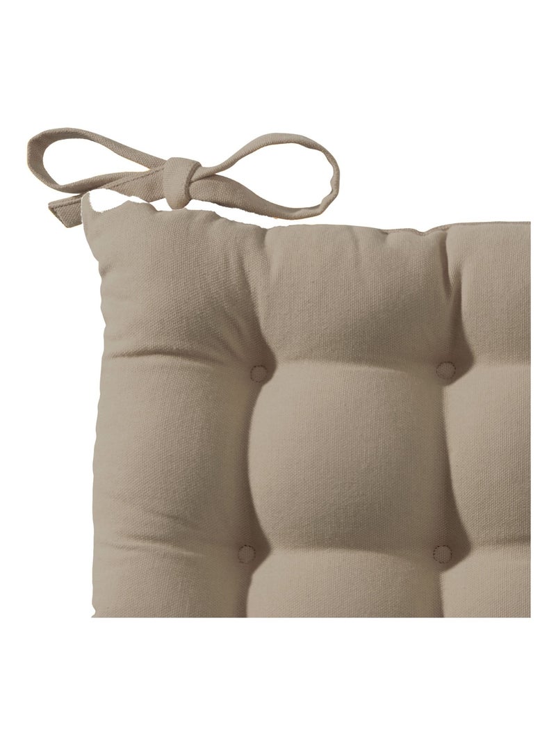 Becquet - Galette SEIZE en coton Taupe - Kiabi