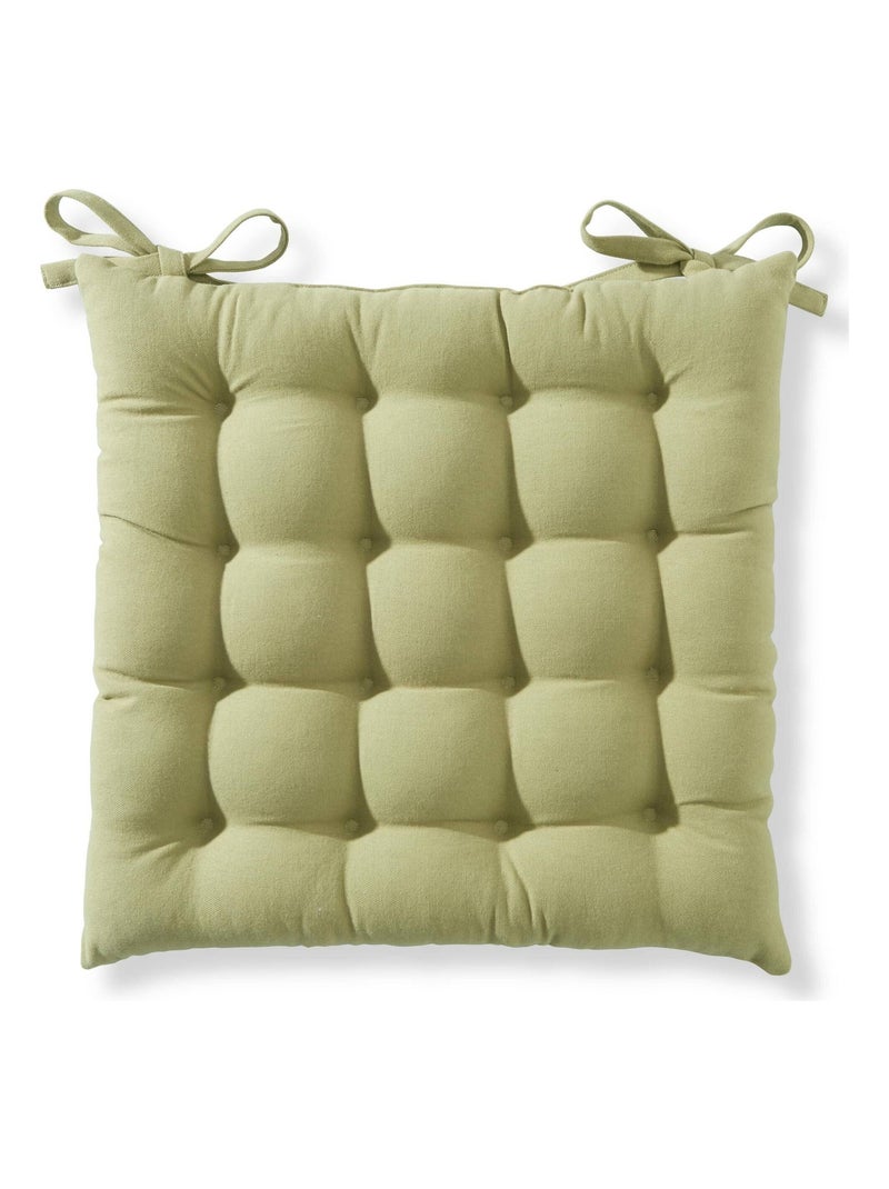 Becquet - Galette SEIZE en coton Vert pistache - Kiabi