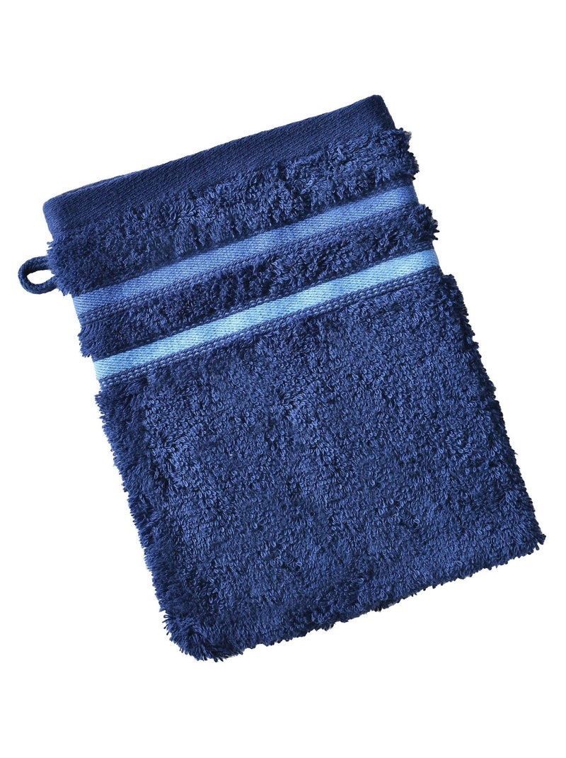 Becquet - Gant de toilette EXTRASOFT en acrylique Bleu marine - Kiabi