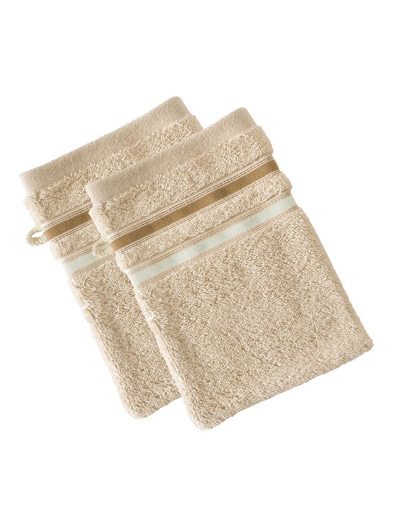Becquet - Gant de toilette EXTRASOFT en coton Marron glacé - Kiabi