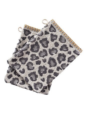 Becquet - Gant de toilette FAUVE en coton