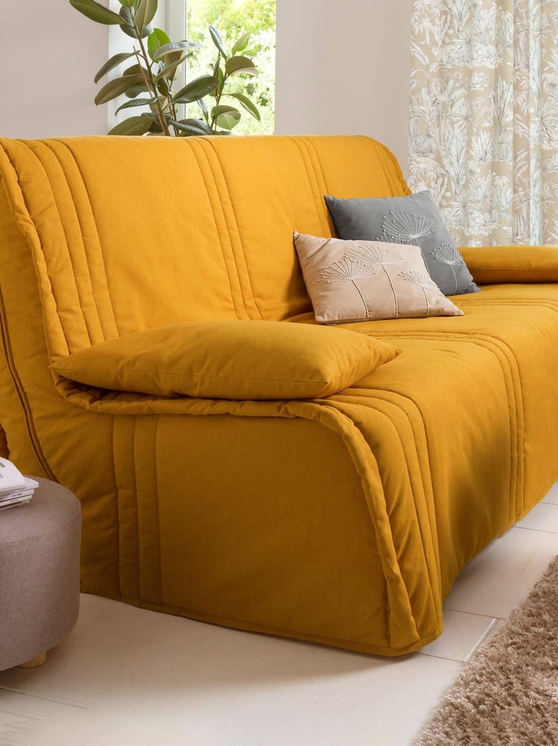 Becquet - Housse bz KEVARA en coton Jaune moutarde - Kiabi