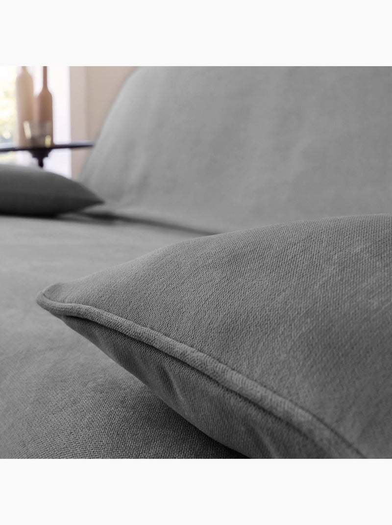 Becquet - Housse clic-clac GALENA en polyester gris anthracite - Kiabi