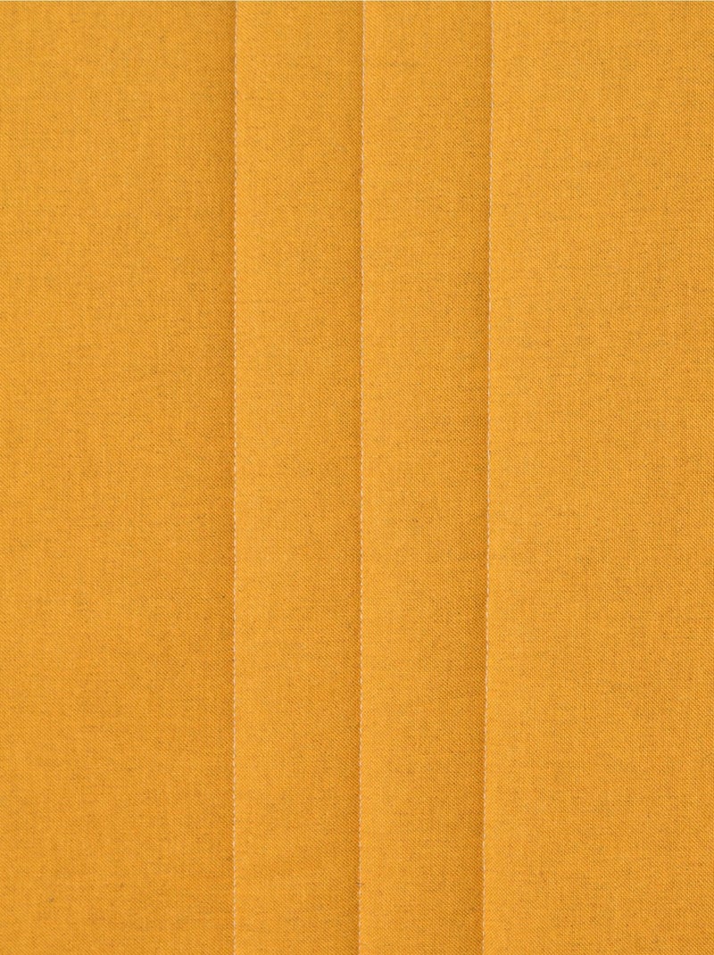 Becquet - Housse clic-clac KEVARA en coton Jaune moutarde - Kiabi