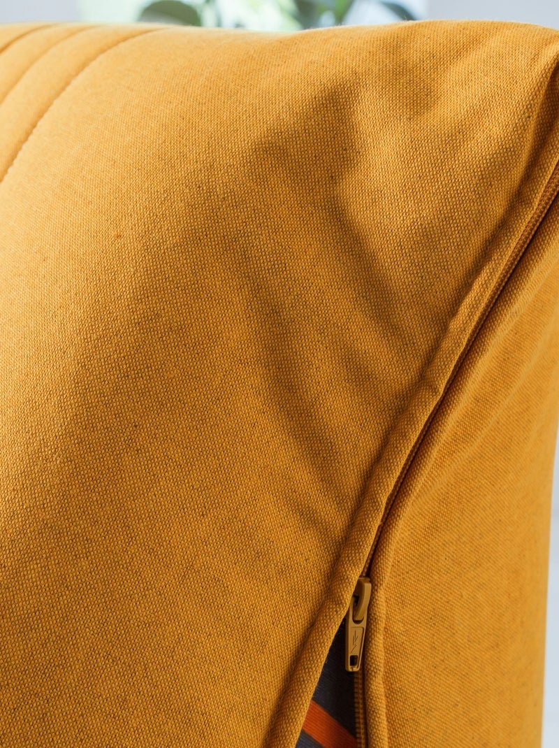 Becquet - Housse clic-clac KEVARA en coton Jaune moutarde - Kiabi