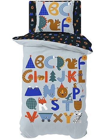 Becquet - housse de couette abc en coton