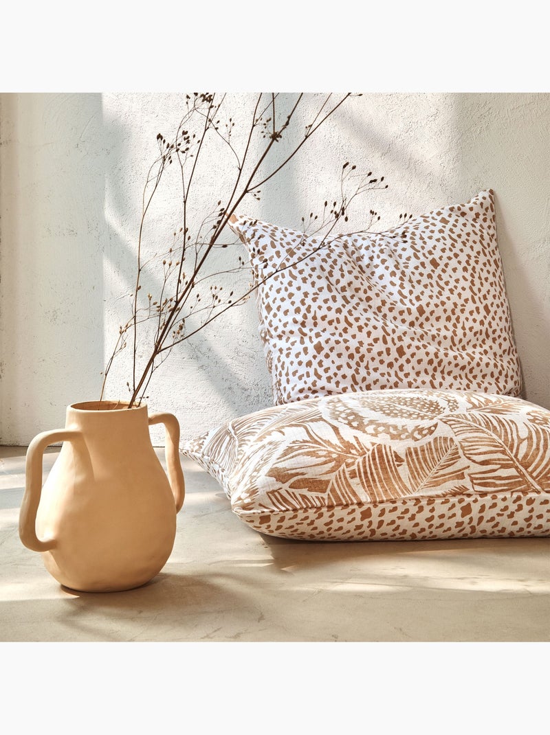 Becquet - Housse de couette AGAFAY en coton Beige - Kiabi