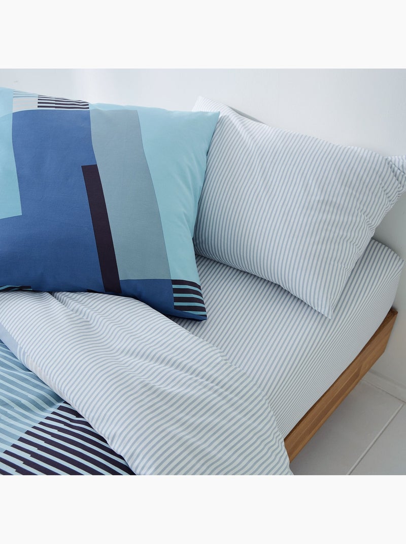 Becquet - Housse de couette ARTHUR en coton Bleu - Kiabi