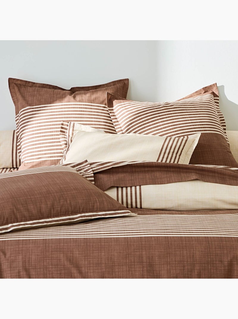 Becquet - housse de couette baignade en coton Marron cappuccino - Kiabi
