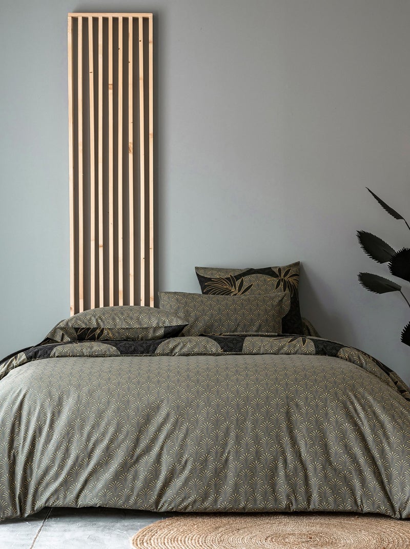 Becquet - Housse de couette BALTIA en coton Gris Argenté - Kiabi