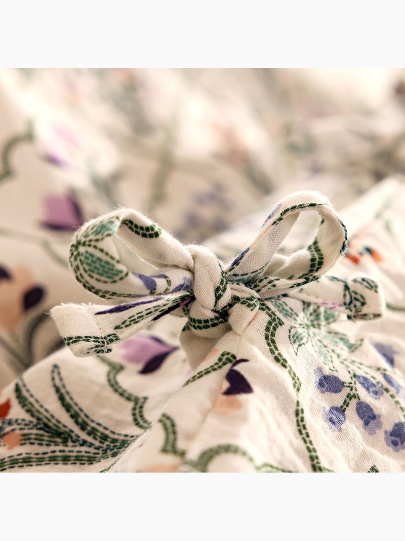 Becquet - Housse de couette BOTANISTE en coton Multicolore - Kiabi