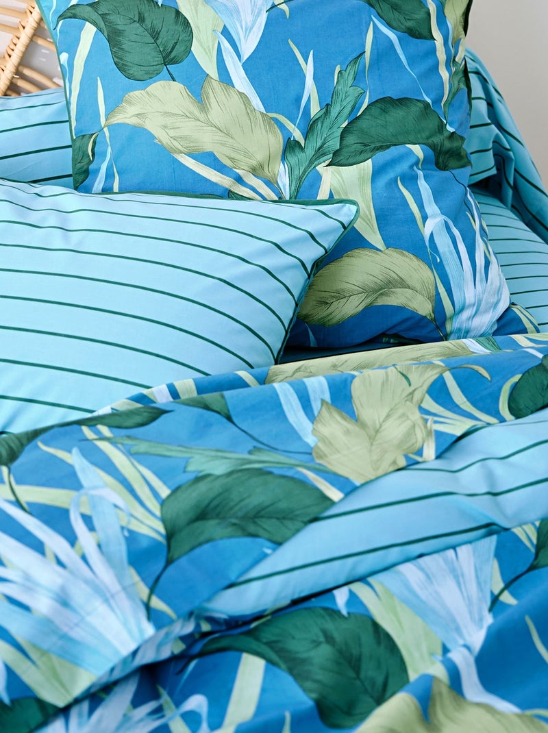 Becquet - Housse de couette BRUME D'ASIE en coton Vert - Kiabi