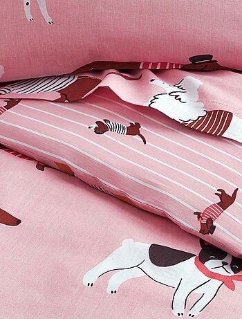 Becquet - Housse de couette CHIEN CHIC en coton