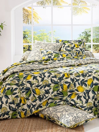 Becquet - Housse de couette CITRONNADE en coton