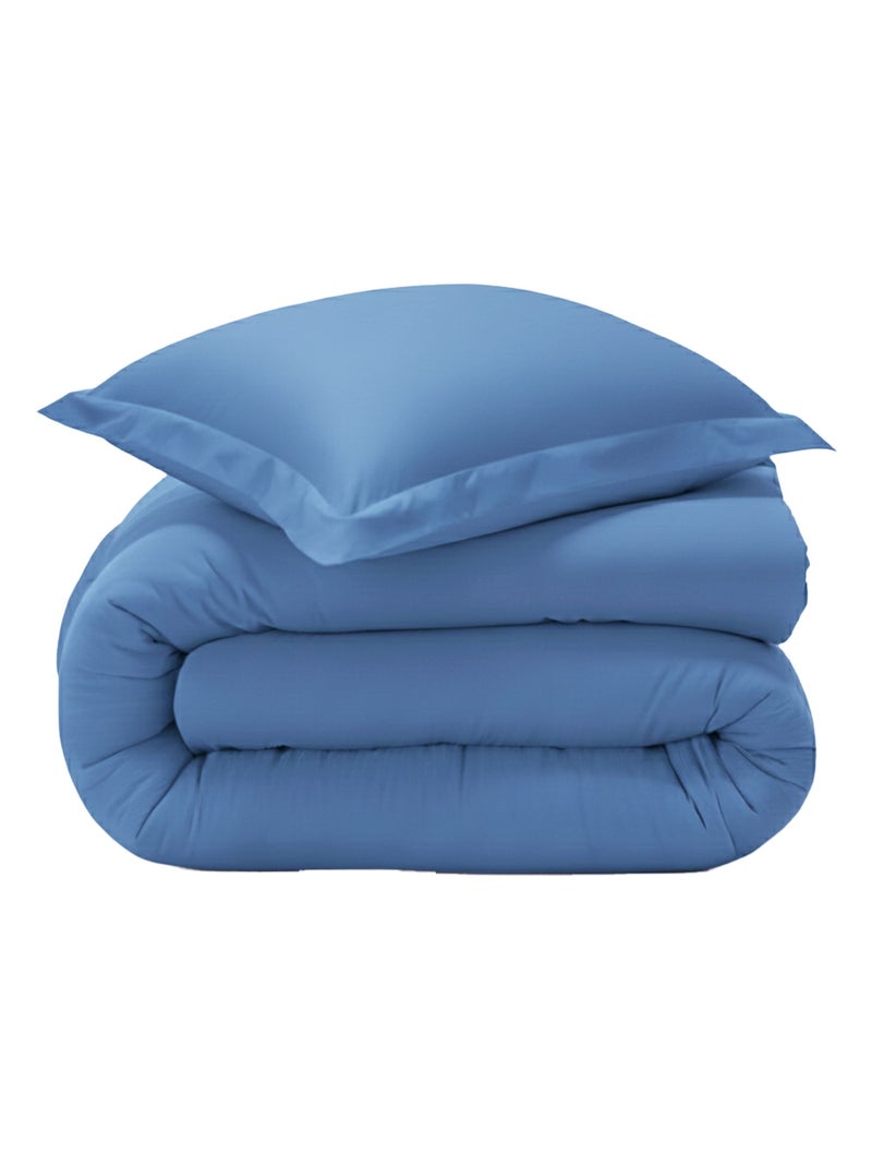 Becquet - Housse de couette COTON UNI LAURÉAT en coton Bleu - Kiabi